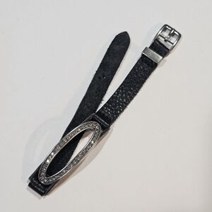 Touchstone Leather & Crystal Bracelet